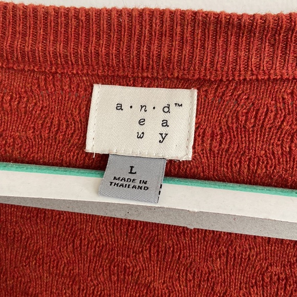 a new day rust cardigan - Picture 3 of 4